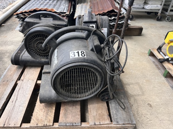 Shop Vac air mover with wheels and handle
