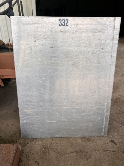 2- 3'x4' aluminum sheets 1/4" thick