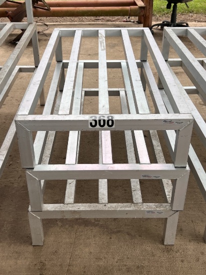 3- aluminum 24" x 48" dunnage racks