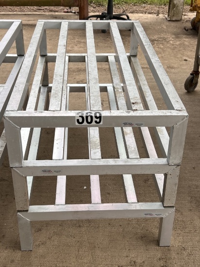 3- aluminum 24" x 48" dunnage racks