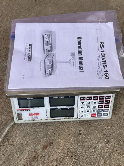 Ricelake RS 130 digital scale