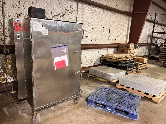 Cookshack 360 smoker with aluminum drip pans