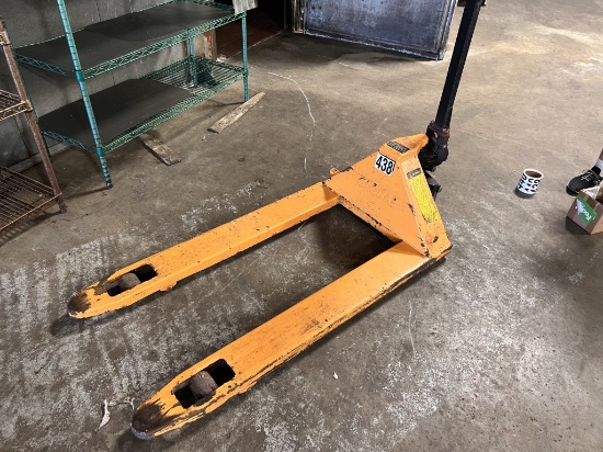 Global 5500lb pallet jack- orange