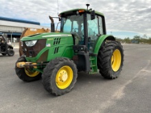 John Deere 6105M diesel tractor