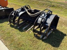Legend round tin bale grapple bucket- 72"