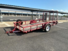 12' Texas Bragg Utility Trailer with ramp