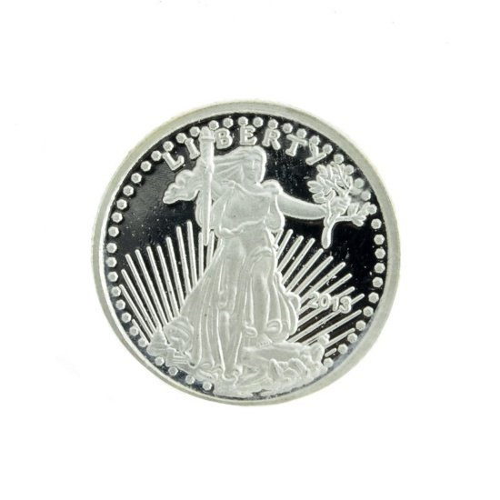 2013 American Eagle 0.10 (1/10) Troy Oz .999 Pure Silver Bullion Round Coin
