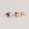 *Fine Jewelry 14 kt. Gold, New Custom Made, Rhodolite One Of a Kind Earrings (FJ. 248)