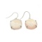 Fine Jewelry Designer Sebastian 31.30CT Oval Cut Cabochon Rose Quartz and Sterling Silver Earrings