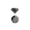 APP: 0.5k 0.59CT Round Cut Black Diamond Gemstone