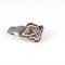 *Fine Jewelry 14 kt. Pink Gold, 0.35CT White Diamond And 1.02CT Brown Diamond, One Of a Kind Ring