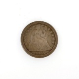 1856 Liberty Seated One Dime Coin