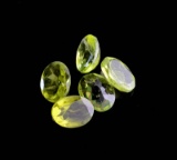 APP: 1.2k 6.16CT Oval Cut Green Peridot Parcel