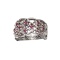 APP: 0.9k Fine Jewelry 0.25CT Round Cut Ruby And Platinum Over Sterling Silver Ring