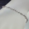 APP: 2.3k *14KT White Gold, 0.22CT Round Brilliant Cut Diamond Bracelet