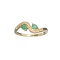 APP: 0.7k Fine Jewelry, Designer Sebastian 14KT Gold, 0.24CT Emerald And Diamond Ring