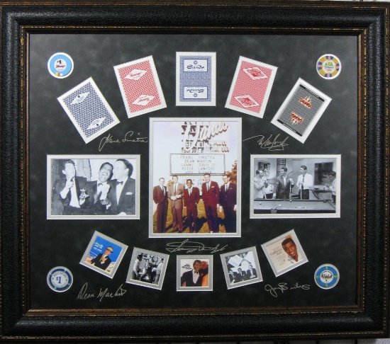 Rat Pack Casino Chips & Cards - Plate Signatures