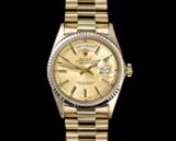 Mens Rolex Oyster Perpetual Datejust President Gold Watch -P-