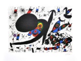 JOAN MIRO (After) Homage To Joan Pratt Print, 494 of 500