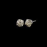 APP: 20.2k *Fine Jewelry 14KT White Gold, 2.12CT Round Brilliant Cut Diamond Earrings