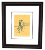 Toulouse-Lautrec (After) ''Ecuyere De Haute Ecole - Salut'' Framed 18x20 Ltd. Edition 332/350