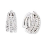 *Fine Jewelry, 14KT White Gold, 0.50CT Diamond Earrings