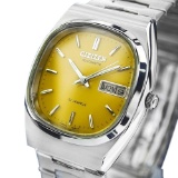 *Citizen Vintage Mens Rare 21 Jewels Stainless Steel Automatic Watch (SI 1970s