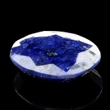 APP: 1.2k 23.83CT Oval Cut Blue Sapphire Gemstone