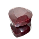 APP: 6.3k 2,537.25CT Pear Cut Red Ruby Gemstone