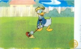 Walt Disney (After) Serigraph, Cell, Donald's Golf Game W/ Certificate Of Authenticity