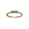 APP: 0.6k Fine Jewelry 14KT Gold, 0.18CT Green Emerald And Diamond Ring