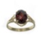 APP: 0.6k Fine Jewelry 14KT Gold, 3.21CT Oval Cut Red Almandite Garnet Ring