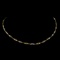 *Fine Jewelry 14KT White and Yellow Gold Infinity Link 1.8GM. 18'' Chain Necklace