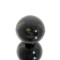 APP: 1k Rare 755.00CT Sphere Cut Black Agate Gemstone