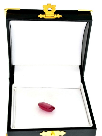 APP: 8.1k 10.08CT Oval Cut Ruby Gemstone