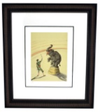 Toulouse-Lautrec (After) ''Elephant En Liberte'' Rare Museum Framed 17x20 Ltd. Edition 332/350