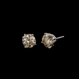 APP: 19.6k *Fine Jewelry 14KT White Gold, 2.06CT Round Brilliant Cut Diamond Earrings
