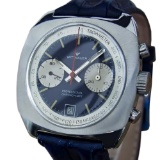 *Wittnauer Professional 40mm Chronograph Date Men's Manual 1970 Swiss Made Watch