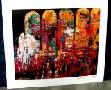 Hand Signed LeRoy Neiman: Metropolitan Opera House