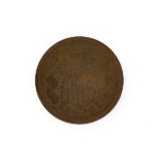 Rare 1867 Two-Cents Piece Coin