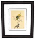 Toulouse-Lautrec (After) ''Clownesse'' Rare Museum Framed 18x21 Ltd. Edition 332/350