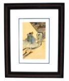 Toulouse-Lautrec (After) ''Entree En Piste'' Rare Museum Framed 17x21 Ltd. Edition 332/350