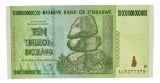 10 Trillion Dollar Zimbabwe Note