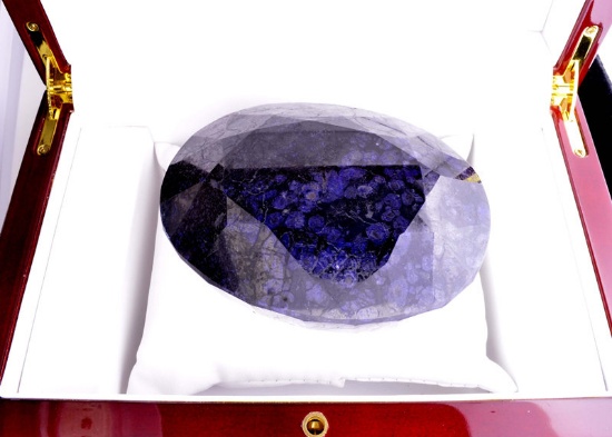 APP: 11.5k 2,298.50CT Oval Cut Blue Sapphire Gemstone