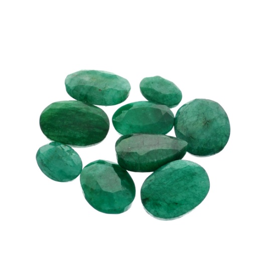 APP: 7.5k 100.30CT Various Shapes Green Emeral Parcel- Great Investment-
