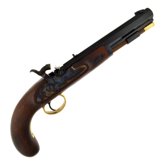 Exquisite Brand New Lyman .50 Cal Plains Pistol With Blue Barrel (No Gun Sales To: NY, HI, AK.)