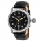 *Longines Men's Avigation Stainless Steel Case, Leather Strap, Black Dial, Scratch Resistant Watch