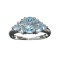 APP: 1.2k Fine Jewelry 2.37CT Light Blue Topaz And Platinum Over Sterling Silver Ring