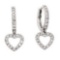 *Fine Jewelry, 14KT White Gold, 0.55CT Diamond Earrings