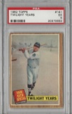 Rare Babe Ruth Twilight Years 1962 Topps PSA EX 5 Graded Card #141